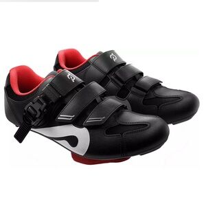 Peloton Black and Red Cycling Shoes